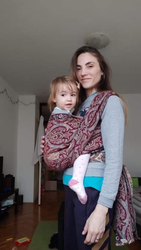 【新品未使用】almitratattvaベビーラップ　サイズ6 Almitra Tattva baby wrap size6